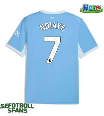 Manchester City Iliman Ndiaye #7 Hemmatröja 2026-27 Kortärmad